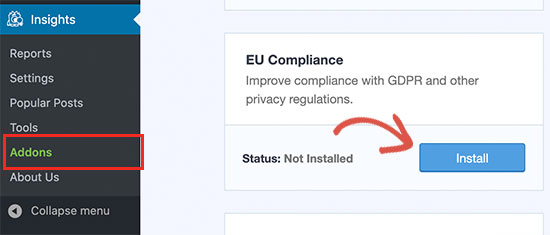 EU Compliance addon for MonsterInsights EU Compliance addon for MonsterInsights