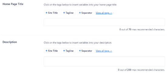 home page title and description home page title and description