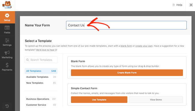 Il plugin per la creazione di moduli WPForms per WordPress