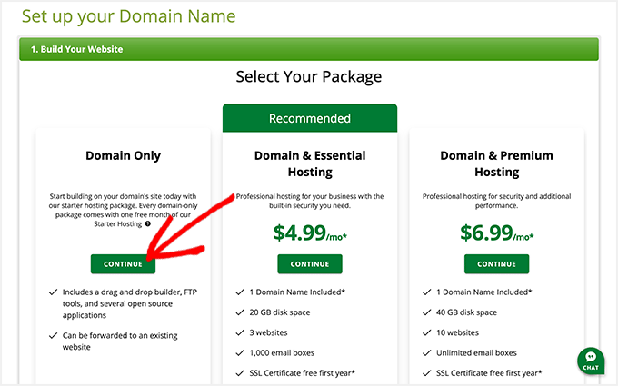 Network Solutions Domain and Hosting Packages