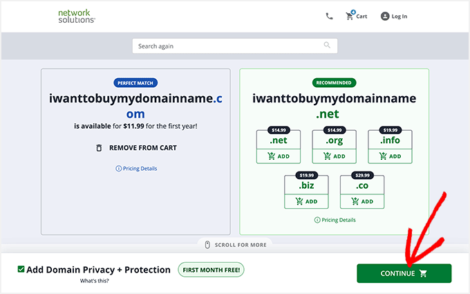 Network Solutions TLDs and Extensions