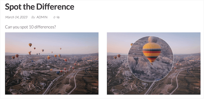 Using image hover effects to create puzzles and games Using image hover effects to create puzzles and games