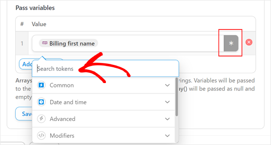 Selecting variables for Automator integration in Uncanny Automator Selecting variables for Automator integration in Uncanny Automator