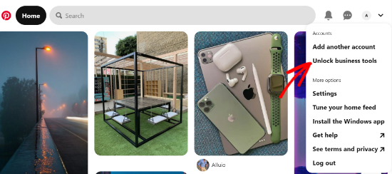 İşletme araçlarının kilidini aç seçeneğine tıklayın