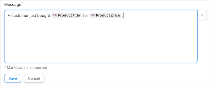 Creating a Slack message using dynamic text Creating a Slack message using dynamic text