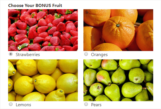 Le scelte immagine senza stile