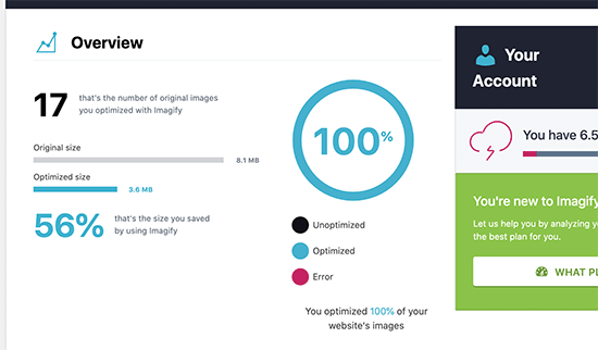Optimization status Optimization status