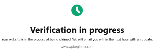 Doğrulama devam ediyor