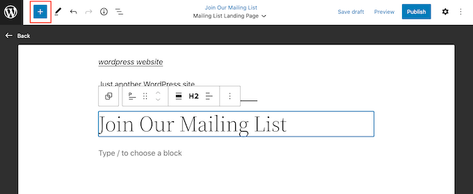 Adding blocks in the Full Site Editor (FSE) Adding blocks in the Full Site Editor (FSE)