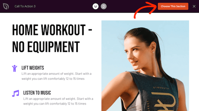 Previewing a collection of blocks Previewing a collection of blocks