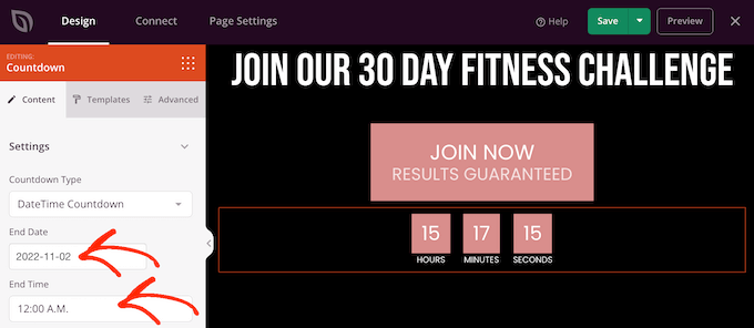 Creating a deadline for your FOMO countdown timer Creating a deadline for your FOMO countdown timer