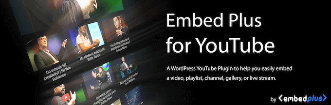 YouTube için EmbedPlus galeri eklentisi YouTube için EmbedPlus galeri eklentisi