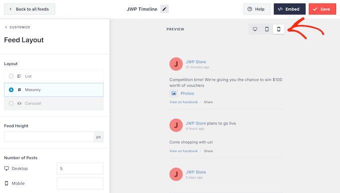 Testing your Facebook post status on mobile devices Testing your Facebook post status on mobile devices