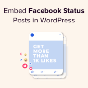 Comment intégrer des publications de statut Facebook dans WordPress