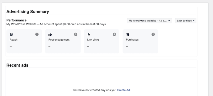 Visualizzazione dei dati di Facebook e WooCommerce nella dashboard di WordPress Visualizzazione dei dati di Facebook e WooCommerce nella dashboard di WordPress