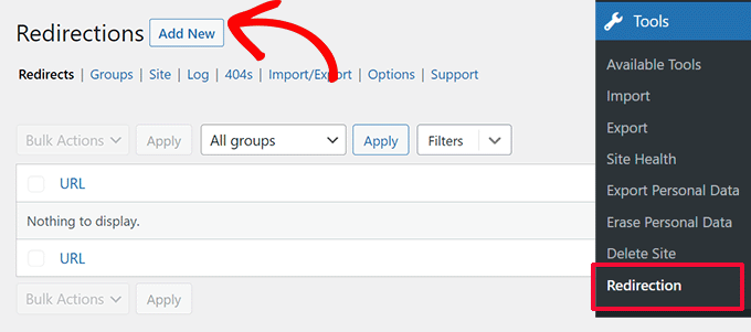 New redirect New redirect
