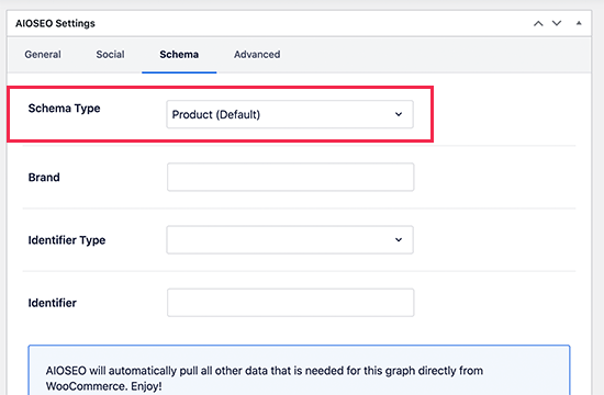 Product Schema タイプ