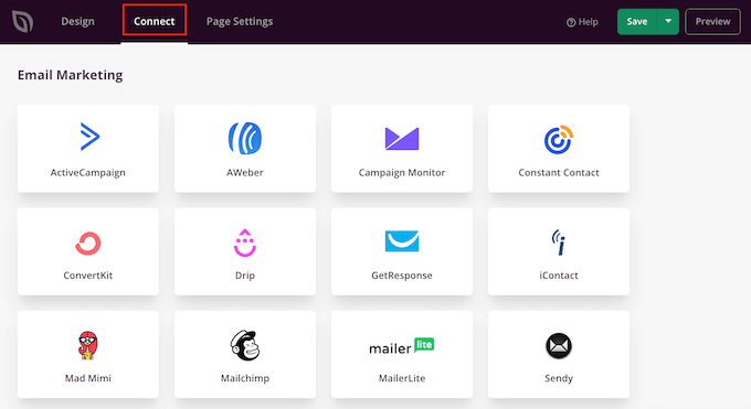 Connecting email marketing services to SeedProd Connecting email marketing services to SeedProd