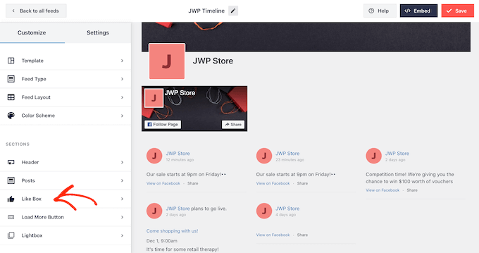 Adding a like button to the Facebook status feed Adding a like button to the Facebook status feed