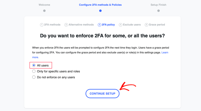 Enforce 2FA for All Users Enforce 2FA for All Users