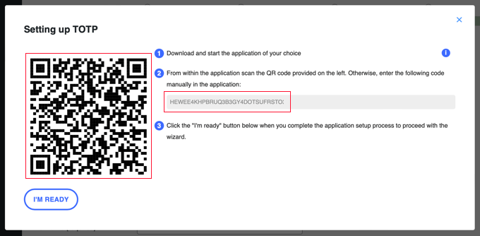 Use Your Authenticator App to Scan the QR Code Use Your Authenticator App to Scan the QR Code
