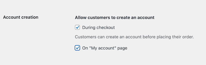 How to allow user registration on your online store