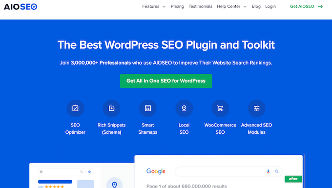 Il plugin WordPress All in One SEO (AIOSEO)