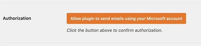 Allow the plugin to send emails using your Microsoft account Allow the plugin to send emails using your Microsoft account
