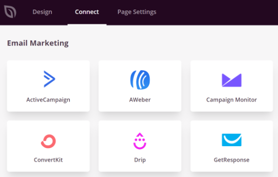 Connect email marketing services Connect email marketing services