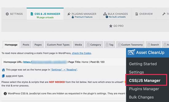 CSS / JS Manager CSS / JS Manager