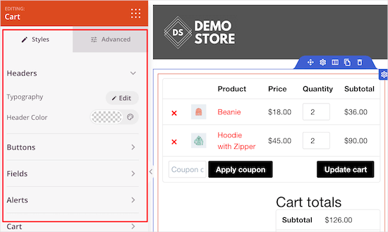 Customize WooCommerce cart block Customize WooCommerce cart block