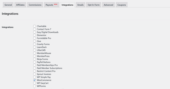Integrate AffiliateWP with other plugins Integrate AffiliateWP with other plugins