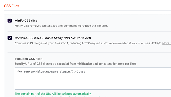 Minify and combine CSS files Minify and combine CSS files