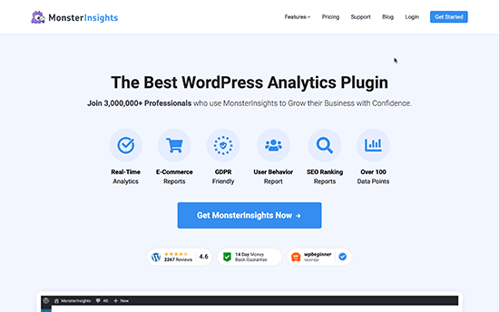MonsterInsights Best Google Analytics WordPress Plugin MonsterInsights