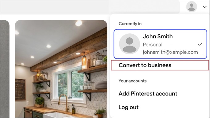 Pinterest Convert to Business