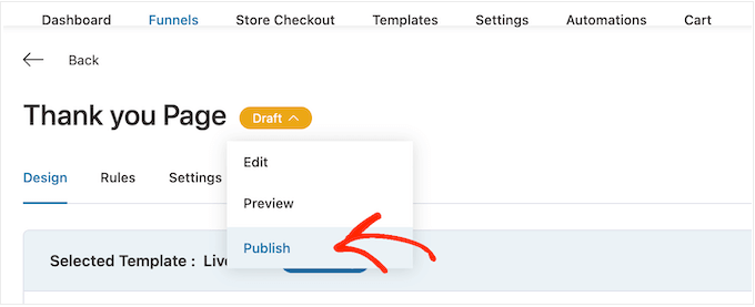 Publishing a custom WooCommerce thank you page Publishing a custom WooCommerce thank you page