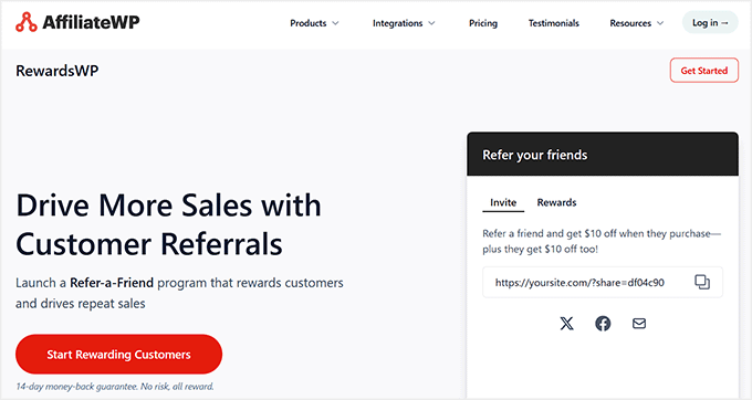 RewardsWP website RewardsWP website