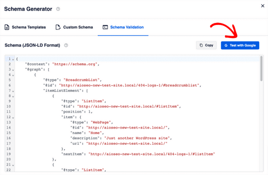 All in One SEO Schema Validator All in One SEO Schema Validator