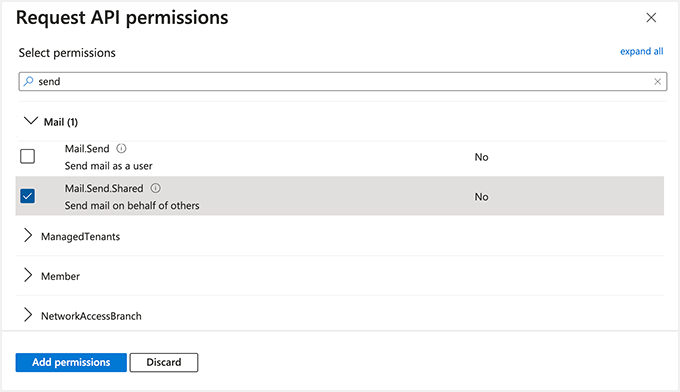 Search send in the search bar and go to the Mail tab Search send in the search bar and go to the Mail tab