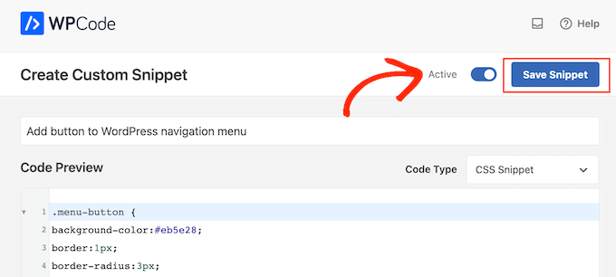Adding a button to the WordPress header menu using WPCode Adding a button to the WordPress header menu using WPCode