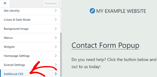 Add custom CSS in WordPress Theme Customizer Add custom CSS in WordPress Theme Customizer