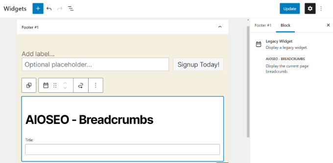 Enter breadcrumbs widget title Enter breadcrumbs widget title