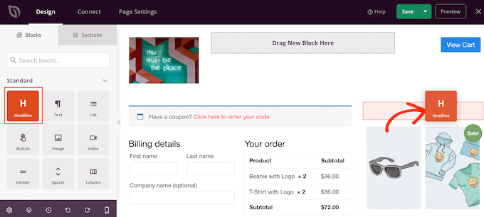 Showing best-selling products on a custom checkout page Showing best-selling products on a custom checkout page