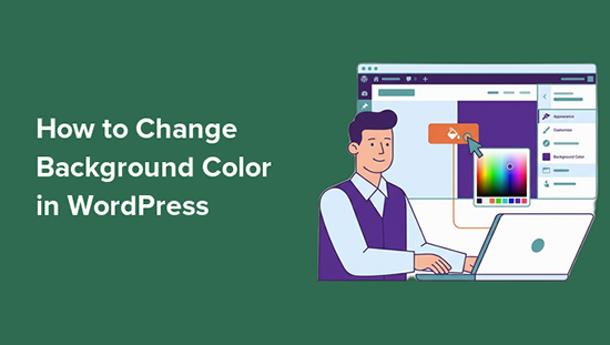 Change the background color in WordPress