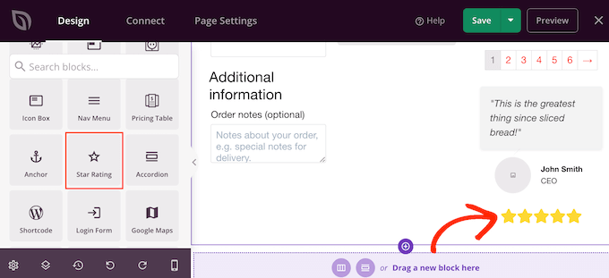 Adding a customer star rating to your online store's checkout page Adding a customer star rating to your online store's checkout page