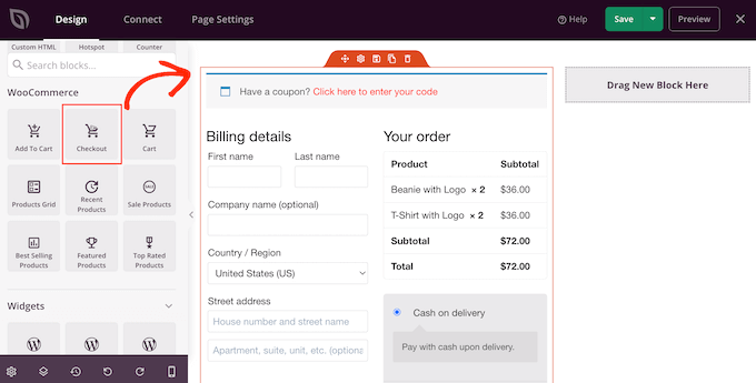 Customizing SeedProd's WooCommerce checkout block Customizing SeedProd's WooCommerce checkout block