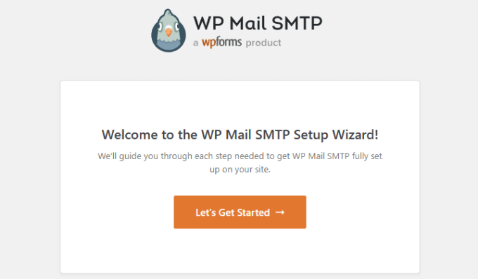 WP Mail SMTP setup wizard WP Mail SMTP setup wizard