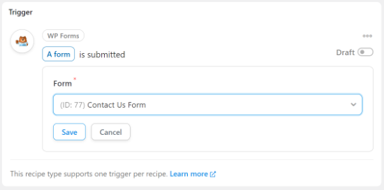 Choose your contact form Choose your contact form