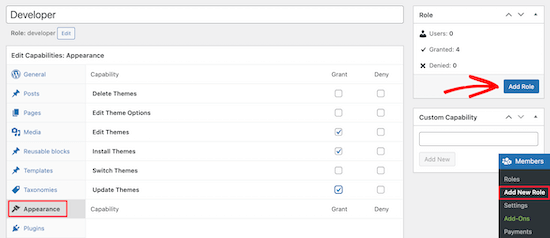 Creează rol nou de utilizator Creează rol nou de utilizator