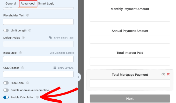 enable calculation wpforms enable calculation wpforms